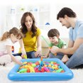 thumbnail image 4 of Fishing Game Toy Set Magnetic Creative Fishing Bath Toy Water Toy for Kids, 4 of 8