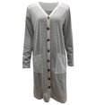 thumbnail image 4 of Drppepioner Cardigan Manteau Décontracté pour Femmes à Manches Longues, Mi-Long, Imprimé, Style de Rue, 4 of 7