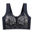 thumbnail image 2 of Lingerie for Women Oversized Thin Lingerie with A Large Chest and No Steel Ring Sports Bra Gathered Sagging and Beautiful Back Daily Bra Rings for Women Sizes : M-4XL, 2 of 8