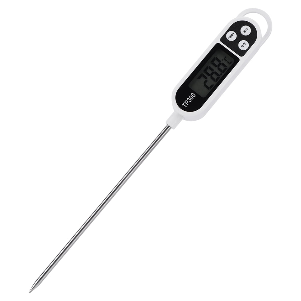 TICFOX Thermomètre De Cuisson Numérique LCD,Thermomètre à Sonde Alimentaire,Mesure de la Température de la Viande Et du Barbecue De Cuisine