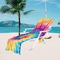 thumbnail image 1 of LSLJS Beach Chair Cover with Side Pockets, Microfiber Chaise Lounge Chair Towel Cover for Sun Lounger Pool Sunbathing Garden Beach Hotel, Easy To Carry Around, 1 of 6