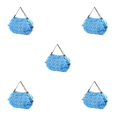 thumbnail image 3 of Youkk Sac de Rangement Pliable Pratique Compagnon de Voyage Réutilisable Sacs de Rangement Pliables Chiot Bleu 5Set, 3 of 6