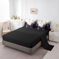 thumbnail image 3 of YST Modern Graffiti 7-Piece Comforter Set, Contemporary Style, Twin, Purple Gradient Brush Strokes, 3 of 4