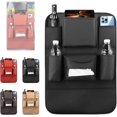 thumbnail image 1 of Car Seat Back Organizer, Car Seat Back Storage Bag Hanging Bag Multifunctional Storage Box, Universal Back Seat Car Organizer with 7 Pockets, 1 of 8