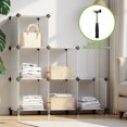 thumbnail image 2 of 6 Cubes de Rangement en Plastique, Organisateur Modulaire, pour Armoire de Rangement de Vêtements, Blanc, 2 of 5