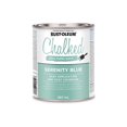 thumbnail image 1 of Rust-Oleum Chalked Ultra Matte Paint in Serenity Blue, 887 ml, 1 of 1