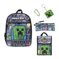 thumbnail image 4 of Minecraft Backpack 5-Piece Set 16” Flap Lunch Kit, Utility Case, Keychain and Carabiner, 4 of 8