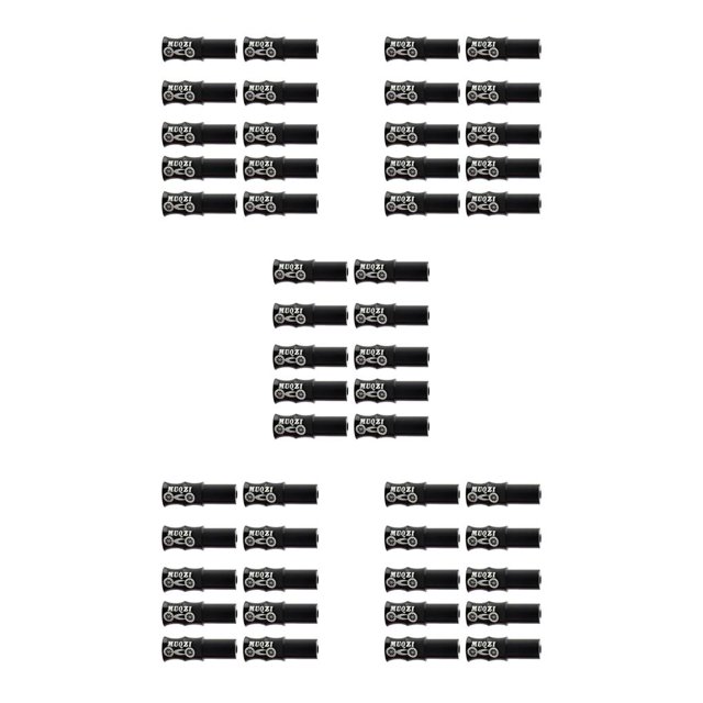 maskred 10 Pieces Bicycle Cable End Caps Mountain Bike Accessories Cycling Components Brake Black 5Set