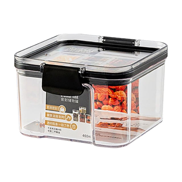 Hinati Clearance Sale Airtight Container Set Clear Plastic Food Storage Containers Airtight Food Storage Containers Dry Food Canisters for Air Tight House Kitchen Pantry Organization and Storage