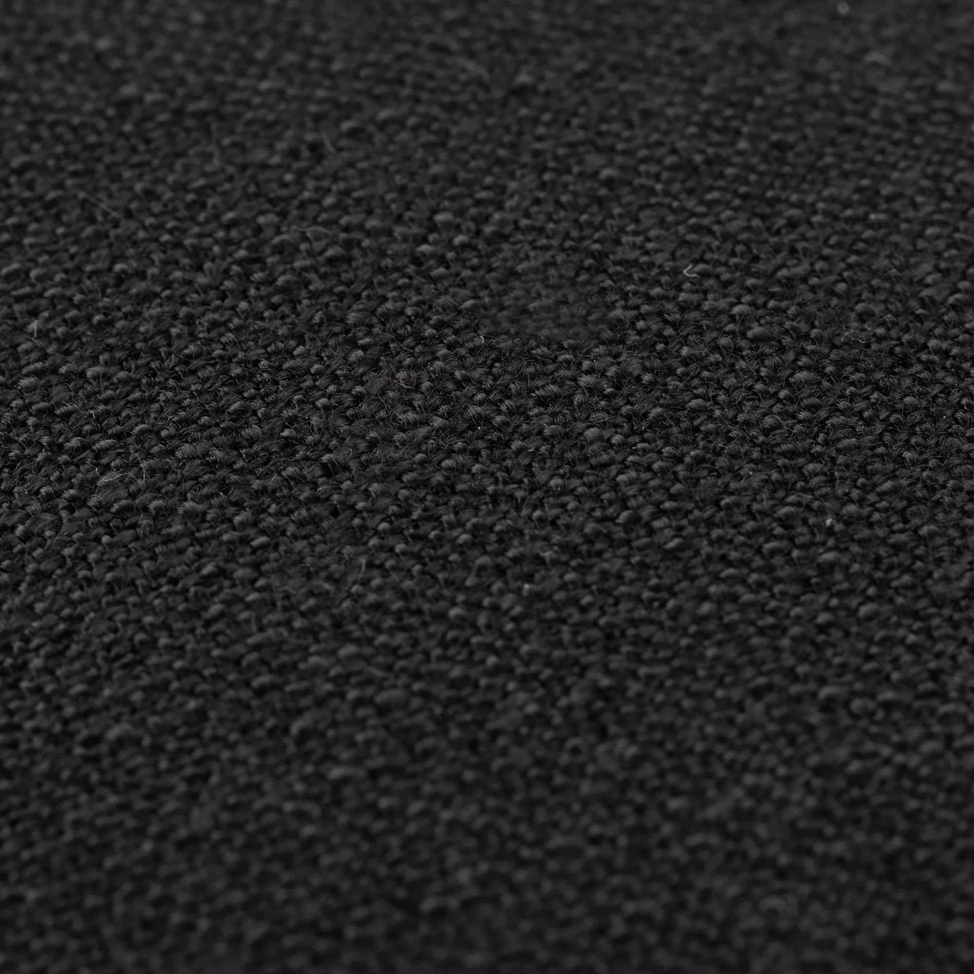 Bouclair Taha Black Raw Edge Decorative Throw Pillow