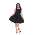 thumbnail image 1 of White Mark Women's Crystal Skater Dress, 1 of 5