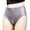 Grey, variant on EGNMCR Women's Cotton Underwear, High Waist Breathable Briefs, Soft Underpants, Ladies Stretch Panties Women's High Waist Lace Open Transparent Mesh Panties Briefs Women Underwear