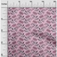 thumbnail image 1 of oneOone Georgette Viscose Fabric Leaves & Floral Block Print Fabric By The Yard 42 Inch Wide, 1 of 5