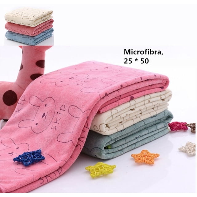 Baby Infant Newborn Soft Cute Rabbit Bath Towel Washcloth Bathing Cloth Drying