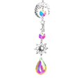 thumbnail image 3 of pitrice Crystal Wind Chime Hanging Sparkling Handmade Prisms Pendant A, 3 of 9