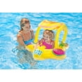 thumbnail image 2 of Intex Yellow Kiddie Inflatable Pool Float with Sunshade, 2 of 2