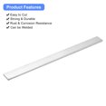 thumbnail image 4 of Unique Bargains Square Aluminum Flat Bar, 4 Pack 3/16' Thickness 1' Width 12' Length, 4 of 5