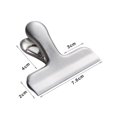thumbnail image 5 of Seal Clip, 2Pcs Stainless Steel Food Folder for Coffee Snack Bread Bag Sealing, 5 of 5