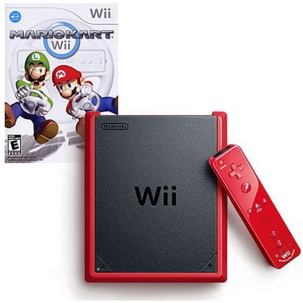 Nintendo Wii Mini Red/Black with Mario Kart Refurbished - Walmart.ca