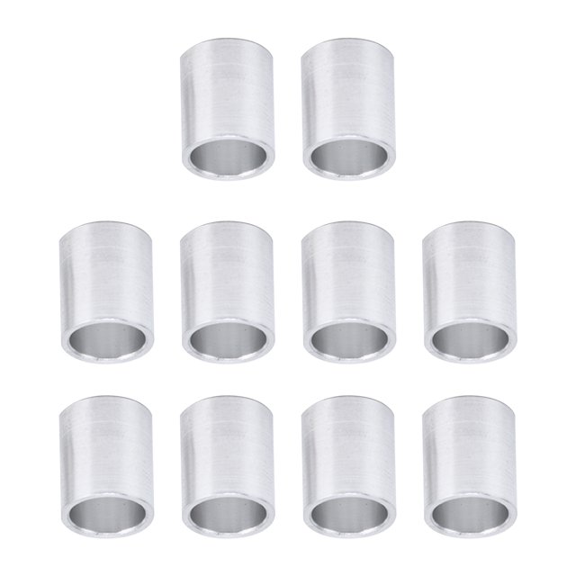 10Pcs Aluminum Alloy Spacer 10mm OD Unthreaded Standoff Support Fittings For Creating Distance And Adding Spacing