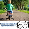 thumbnail image 4 of Fyydes Roues Stabilisatrices pour Vélo pour Enfants, Roues Stabilisatrices 16-22 Pouces Vélo de Route, 4 of 8