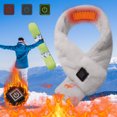 thumbnail image 1 of EGNMCR Camping & Hiking Heating Scarf USB Electric Heating Neck Protection Cold Invisible Zipper Scarf a scarf, 1 of 4