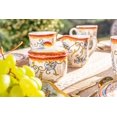thumbnail image 2 of Euro Ceramica Duomo Collection Servingware, 3-Piece Breakfast Table Necessities Set, Gold and Cream, 2 of 5