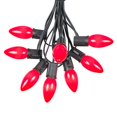 thumbnail image 1 of Novelty Lights 100 Foot C9 Red Ceramic Christmas String Light Set, 1 of 5