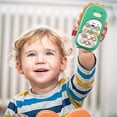 thumbnail image 2 of PVCS Kids Phone Toy With Music And Vibration Bilingual For Baby Early Learning Toy Gift for Kids, 2 of 6