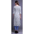 thumbnail image 2 of Bimba Robes Longues Droites pour Femmes Imprimées Manches 3/4 Vêtements Indiens, 2 of 6