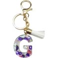 thumbnail image 1 of Letter Keychain,26 Letters A-Z Decorative Letter Keychain,Name Keychain for Women Girls Men Teenager Gift, 1 of 2