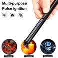 thumbnail image 3 of Electric Igniter Windproof Battery Status Display Metal Electric Plasma Igniter with Battery Indicator for Home, 3 of 10