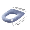 thumbnail image 3 of Binwennn Universal Thickened Toilet Seat Cover Portable & Easy To Use Suitable For All Seasons Home Use Bath Rags for Baby Boy Memory Foam Bath Mat Large Toilet Cover And Rug under Toilet Rug, 3 of 3