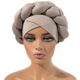 thumbnail image 3 of Boho Turban Hat Headed Indian Hat Big Headband Hat, 3 of 7