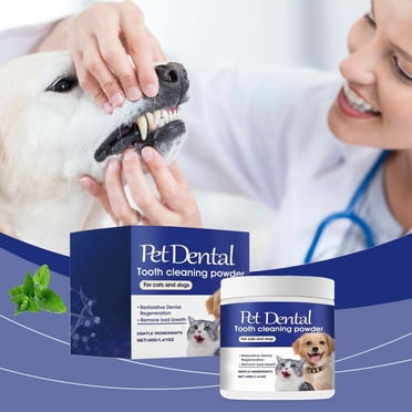 EGNMCR Household Cleaners Oral Cleaning Pet Teeth Cleaning Powder Dog Fresh Breath Breathing Odor Whitening Teeth Powder teeth whitening
