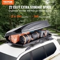 thumbnail image 2 of VEVOR Porte-Bagages sur Toit 22 Pieds Cubes Boîte de Rangement pour Bagages ABS pour VUS Voitures, 2 of 9
