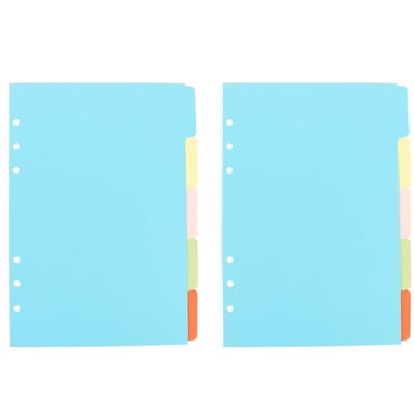 Subject Dividers Paper Sheet Quick Classification 10Pcs 8.7x6 In