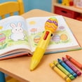 thumbnail image 3 of Tarmeek 4-Color Pens Ballpoint, 10 Pcs 4 Colors Cute Multicolor Retractable Pens, 0.8mm Smooth Drawing Pens with Bunny Egg Design Ballpoint Pens, Ballpoint Pens for Office, 3 of 7