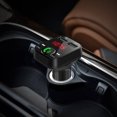 thumbnail image 2 of Riforla Car Kit Handsfree Wireless Bluetooth FM LCD MP3 Player USB Charger Car Bluetooth MP Black, 2 of 8