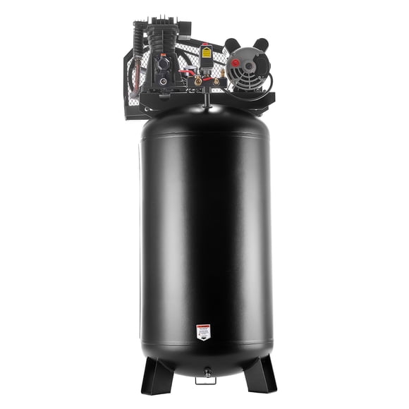 KFFKFF 60 Gallons Heavy-Duty Air Compressor, 3.7HP 8 SCFM at 90PSI Air Compressors Max 155PSI Pressure, Oil-Lubricated Compressor Tank for Industrial Manufacturing(230V 60Hz, No-Plug)