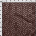 thumbnail image 3 of oneOone Polyester Lycra Fabric Ethnic Geometric Flame Stitch Print Fabric By Yard 56 Inch Wide, 3 of 4