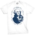 thumbnail image 1 of Mens George Washington Number 1 T Shirt Funny 4th Of July Tee for Guys (White) - S, 1 of 2