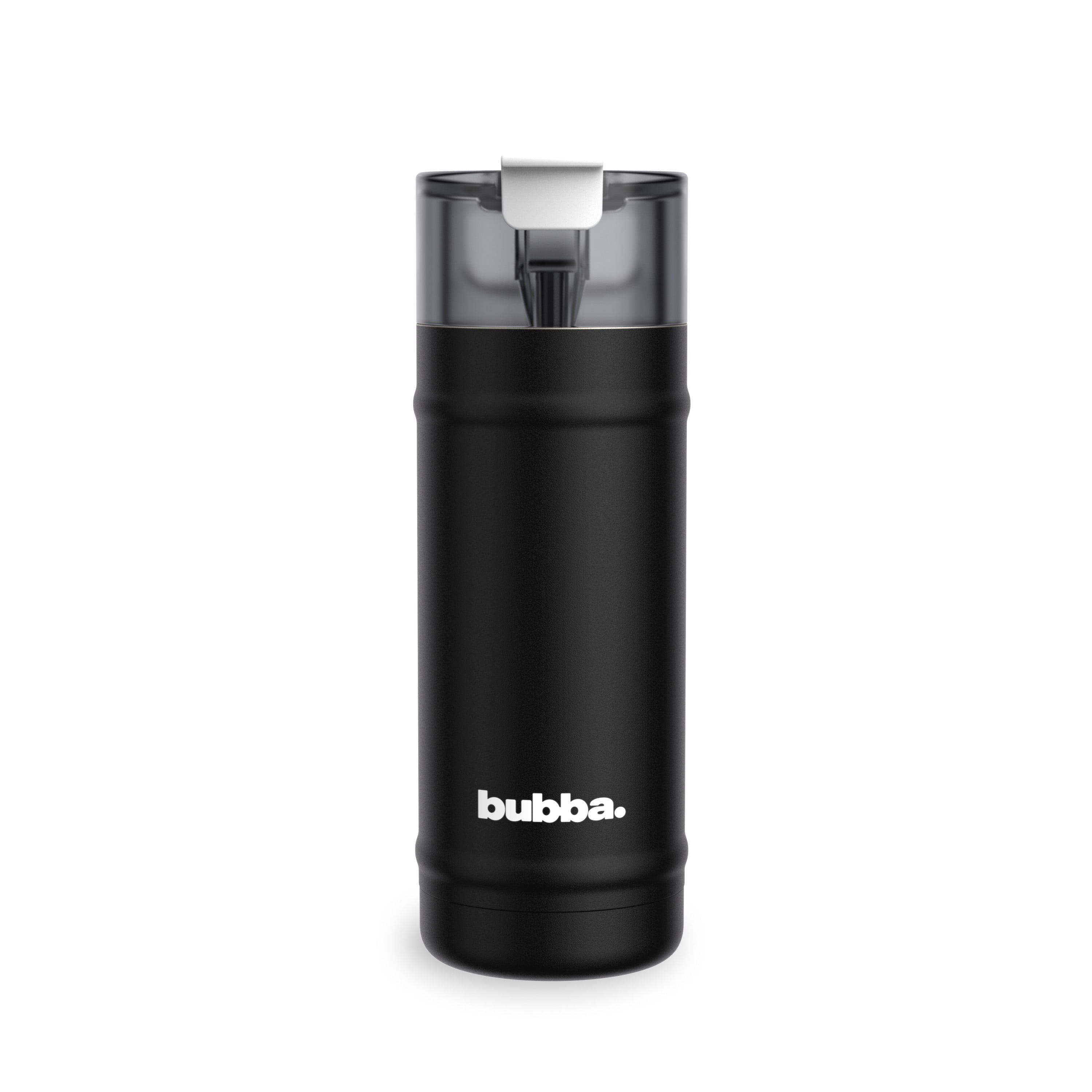 bubba Dualsip Water Bottle with Straw & 2-Way Lid, 18 oz (532 ml), Leakproof Stainless Steel Tumbler, Reusable, Dishwasher Safe, Lead & BPA-Free