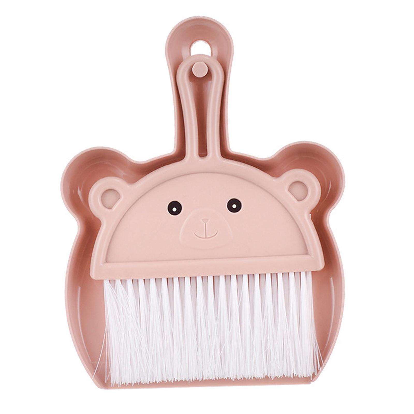 Petit Balai et Pelle Ensemble Thème Ours Adorable Jeu de Rôle Petit Ménage Rose