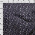 thumbnail image 3 of oneOone Polyester Spandex Navy Blue Fabric Jacobean Floral Sewing Material Print Fabric By The Yard 56 Inch Wide, 3 of 5
