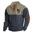 thumbnail image 4 of Chandail Sans Capuche pour Homme à Manches Longues, Col Ras du Cou, Chandail à Enfiler pour un Confort et un Style Quotidiens avec une Ambiance Mode Urbaine Décontractée, 4 of 4