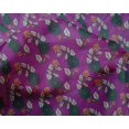 thumbnail image 4 of oneOone Silk Tabby Fabric Leaves & Floral Block Print Fabric By The Yard 42 Inch Wide, 4 of 4