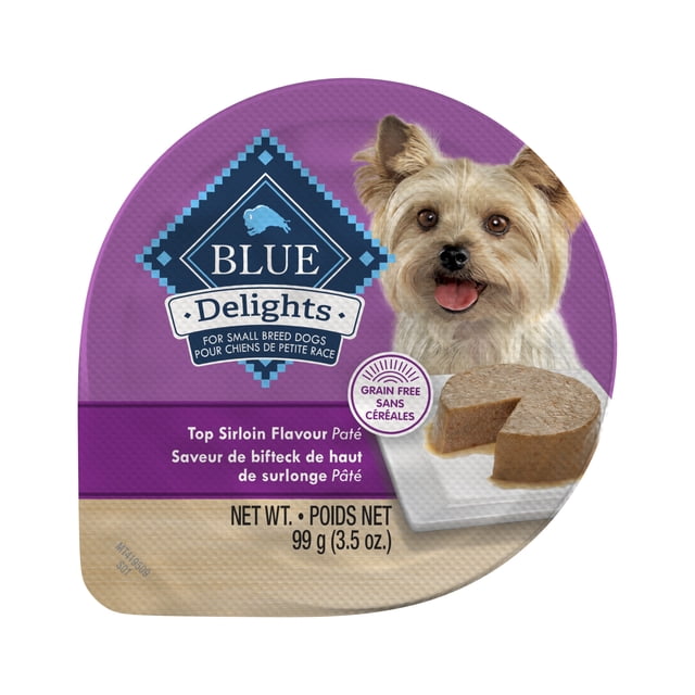 Blue Buffalo Delights Plateau de nourriture pour chiens de couleur syrloine, 3,5 oz