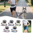 thumbnail image 3 of Ensemble de Cordes de Traction pour Course d'Animaux avec Sac de Taille en Nylon Réfléchissant Rétractable Ajustable pour Petits et Moyens Chiens Course Marche Sports de Nuit, 3 of 3