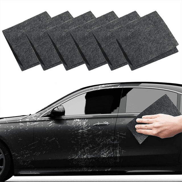 6PCS Nano Sparkle Cloth, Nanosparkle Cloth, Nano Sparkle Cloth Car Scratch Remover, Nano Cleaning Cloth Scratch Remover